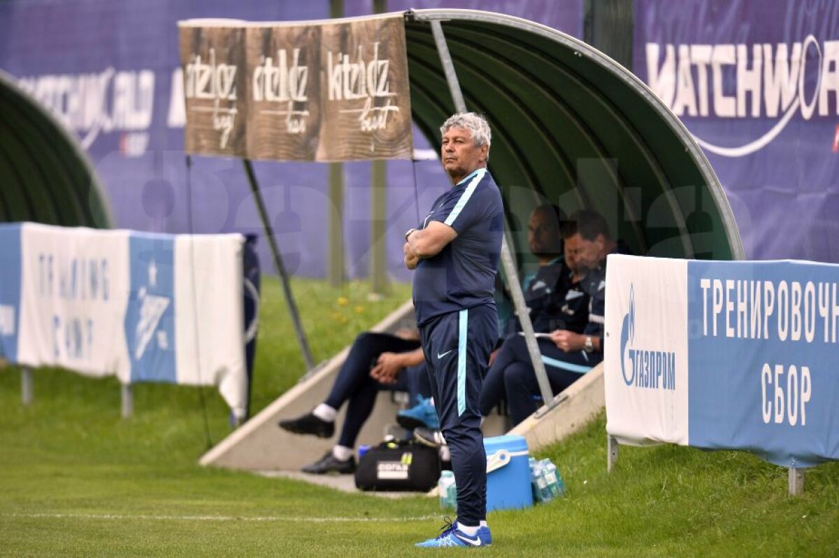 FOTO Oltenii l-au bătut pe Lucescu! CS U Craiova a câștigat amicalul cu Zenit! Antrenorul român s-a enervat pe marginea terenului