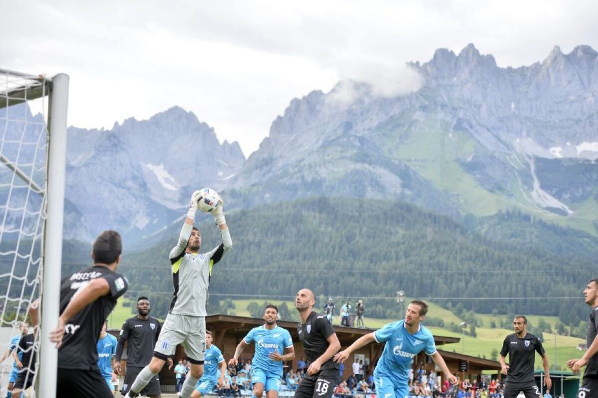 FOTO Oltenii l-au bătut pe Lucescu! CS U Craiova a câștigat amicalul cu Zenit! Antrenorul român s-a enervat pe marginea terenului