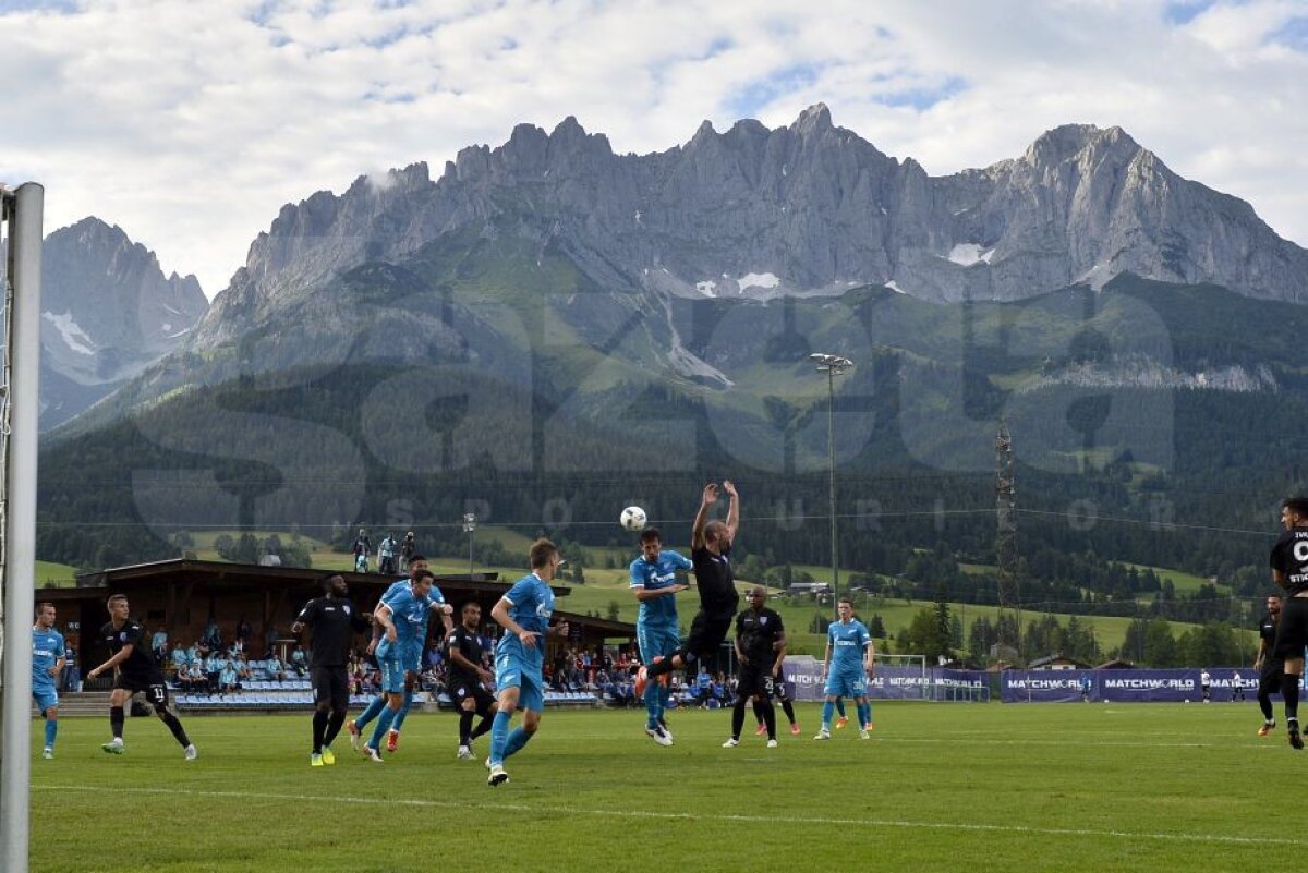 FOTO Oltenii l-au bătut pe Lucescu! CS U Craiova a câștigat amicalul cu Zenit! Antrenorul român s-a enervat pe marginea terenului