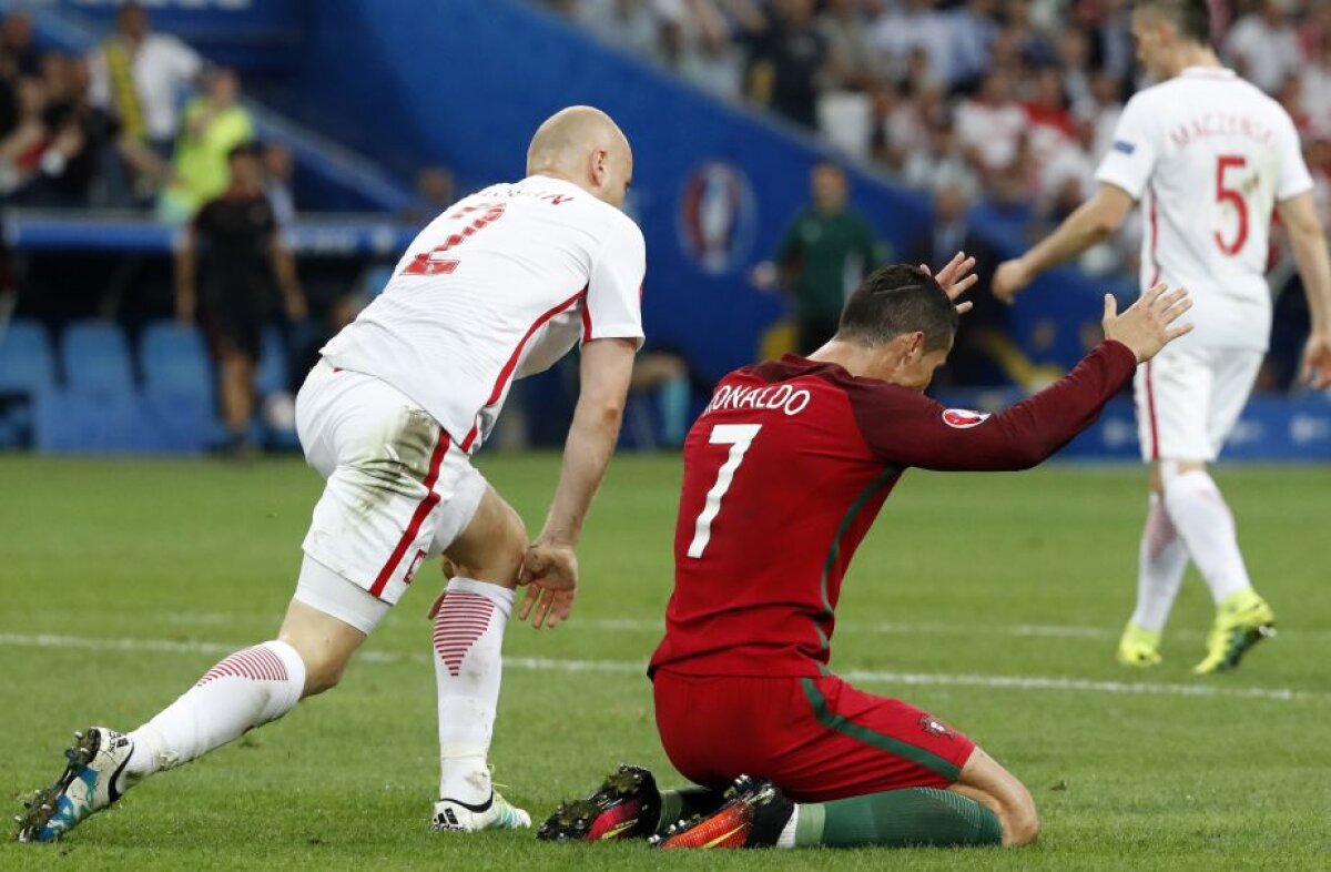 VIDEO+FOTO Portughezii au cerut penalty la Ronaldo