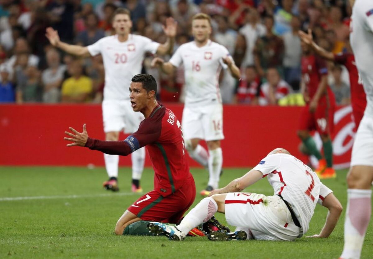 VIDEO+FOTO Portughezii au cerut penalty la Ronaldo