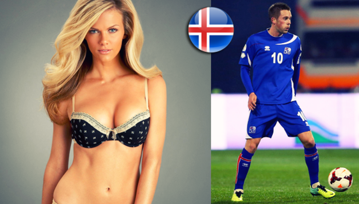 "Beckham" de Islanda are cel mai sexy fan! Se iubește cu fosta miss Islanda care arată demențial 