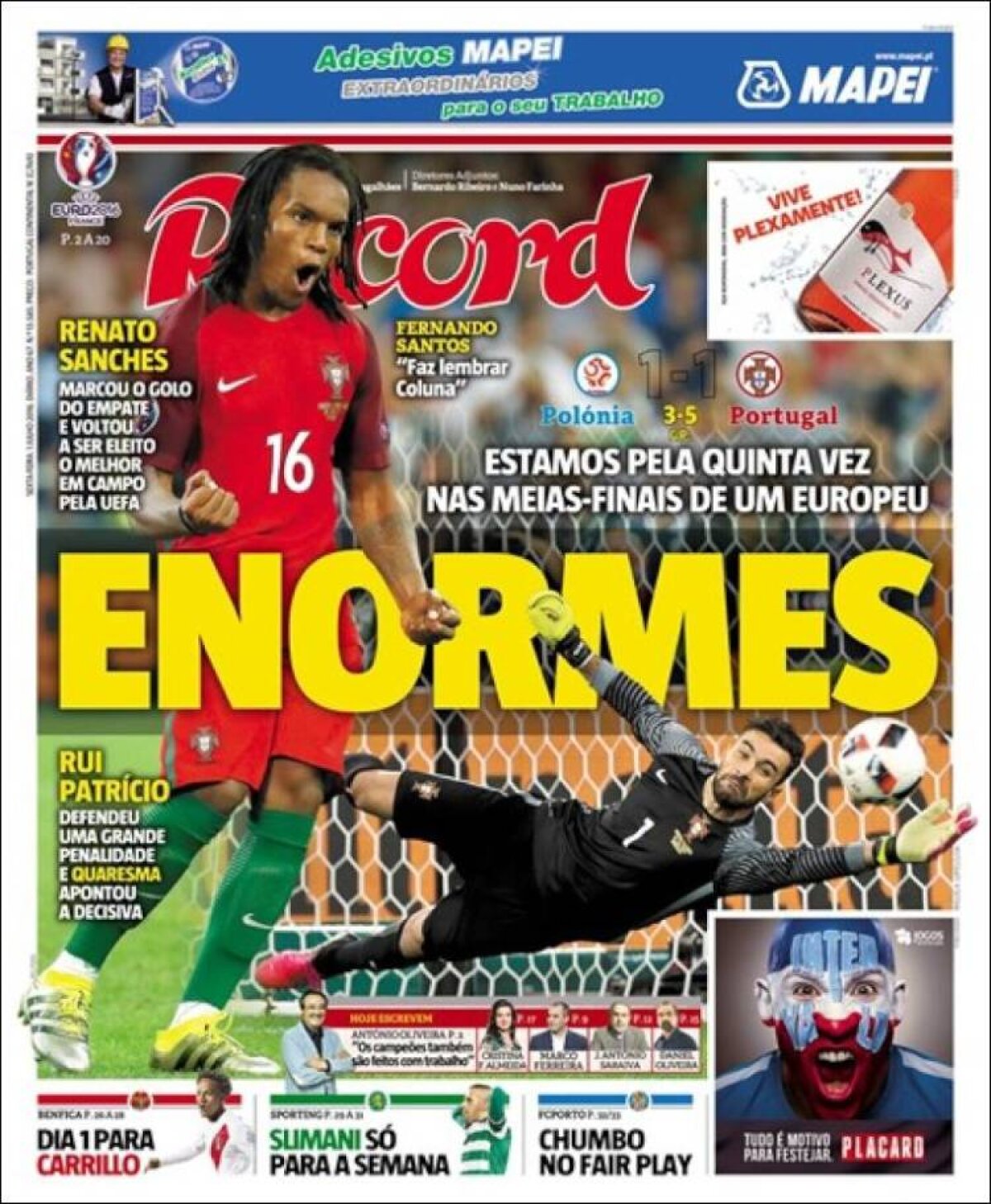 Ce scriu azi ziarele de sport din lume (1 iulie 2016)