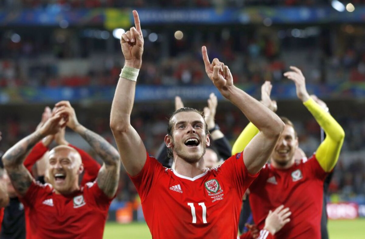 VIDEO+FOTO Nebunie de meci la EURO! Țara Galilor joacă în semifinale cu Portugalia, după ce a eliminat Belgia!