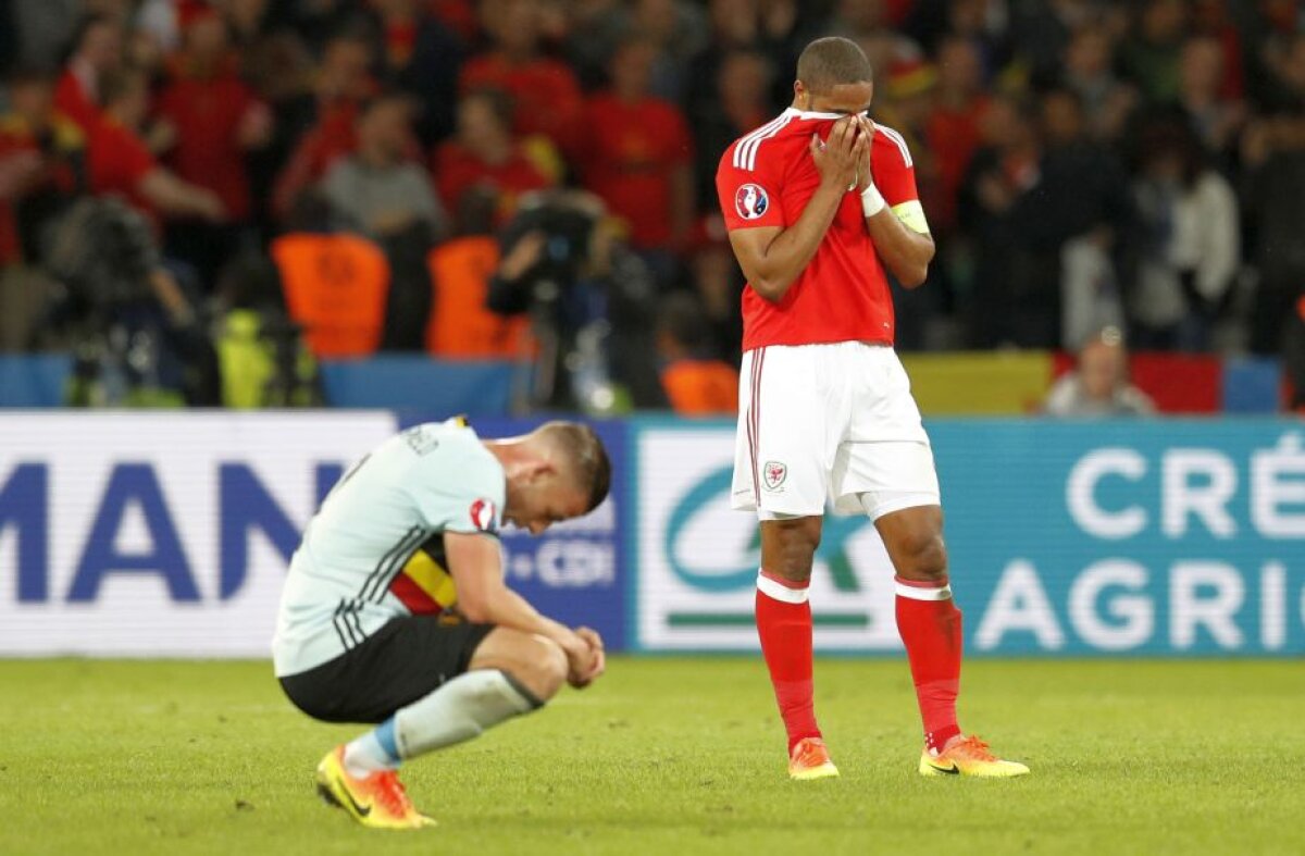 GALERIE FOTO Imagini fabuloase! Ce s-a întâmplat după calificarea Țării Galilor în semifinalele EURO