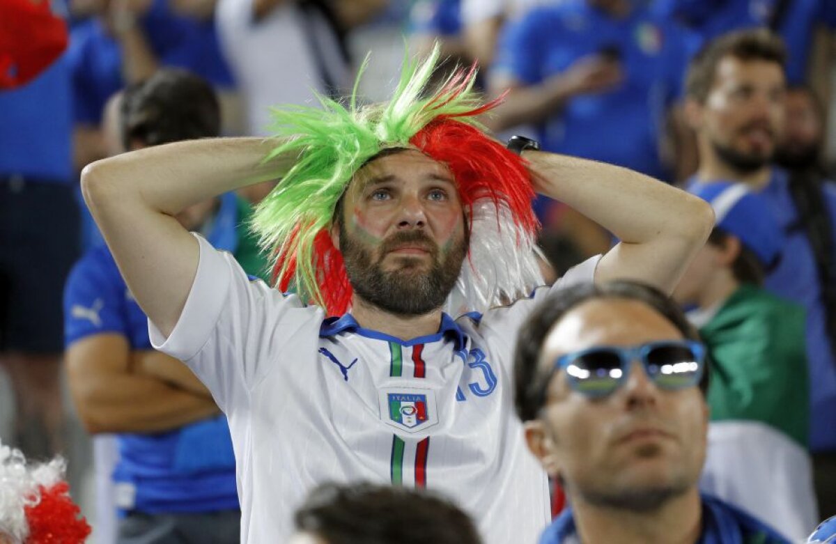 GALERIE FOTO Cele mai tari imagini după un final nebun! Italienii au rămas în genunchi, plângând, în timp ce nemții au început sărbătoarea