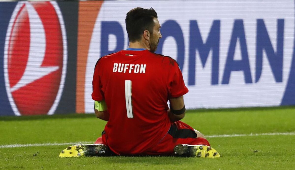 VIDEO+FOTO Ți se rupe inima! Buffon a plâns ca un copil după ce Italia a fost eliminată în sferturi de la EURO