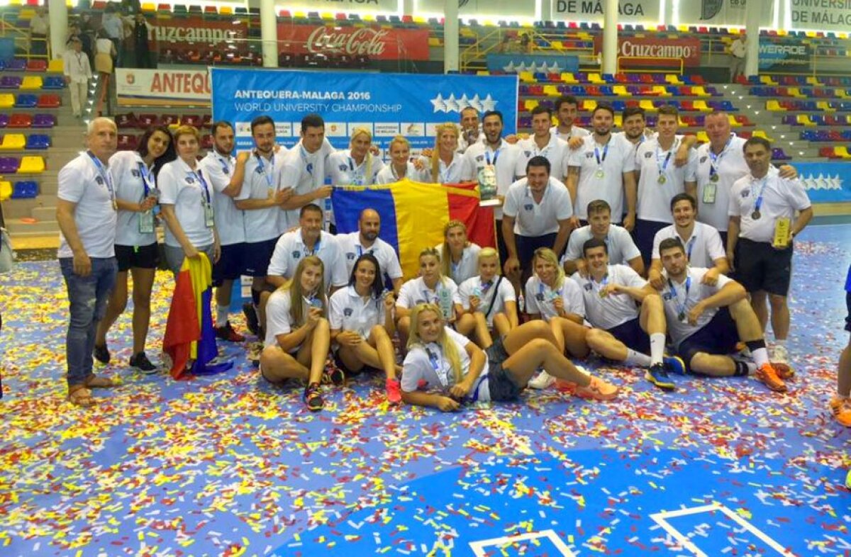 România e regina handbalului universitar mondial! ”Tricolorii” au câștigat finala cu Coreea de Sud