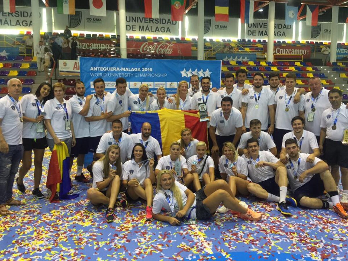 România e regina handbalului universitar mondial! ”Tricolorii” au câștigat finala cu Coreea de Sud
