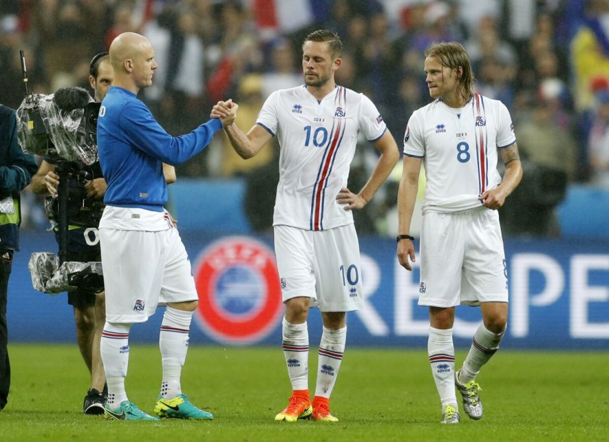 GALERIE FOTO Turneul fantastic al Islandei a fost aplaudat de un stadion întreg la meciul cu Franța! Cum au părăsit terenul cele două naționale