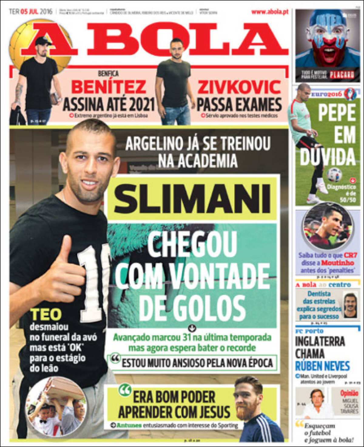 Ce scriu azi ziarele de sport din lume (5 iulie 2016)