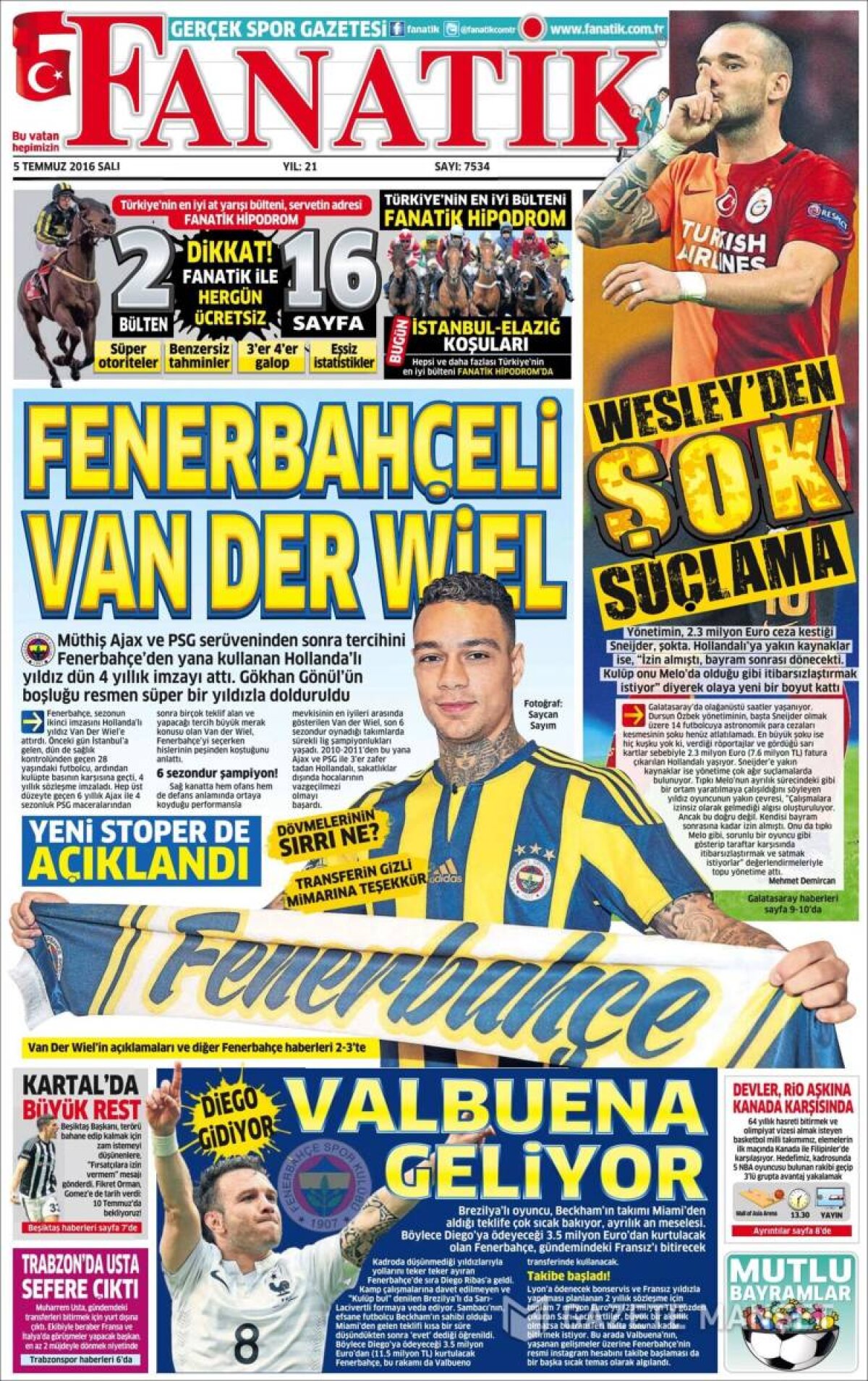 Ce scriu azi ziarele de sport din lume (5 iulie 2016)