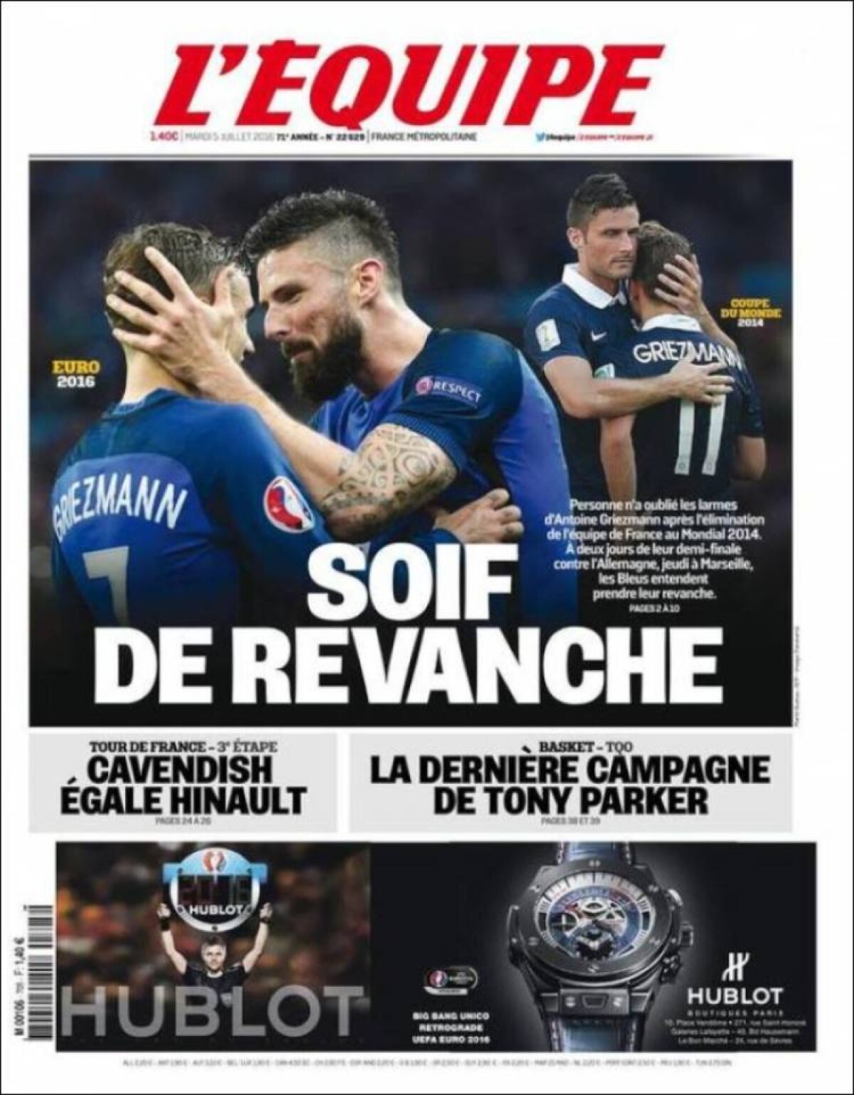 Ce scriu azi ziarele de sport din lume (5 iulie 2016)