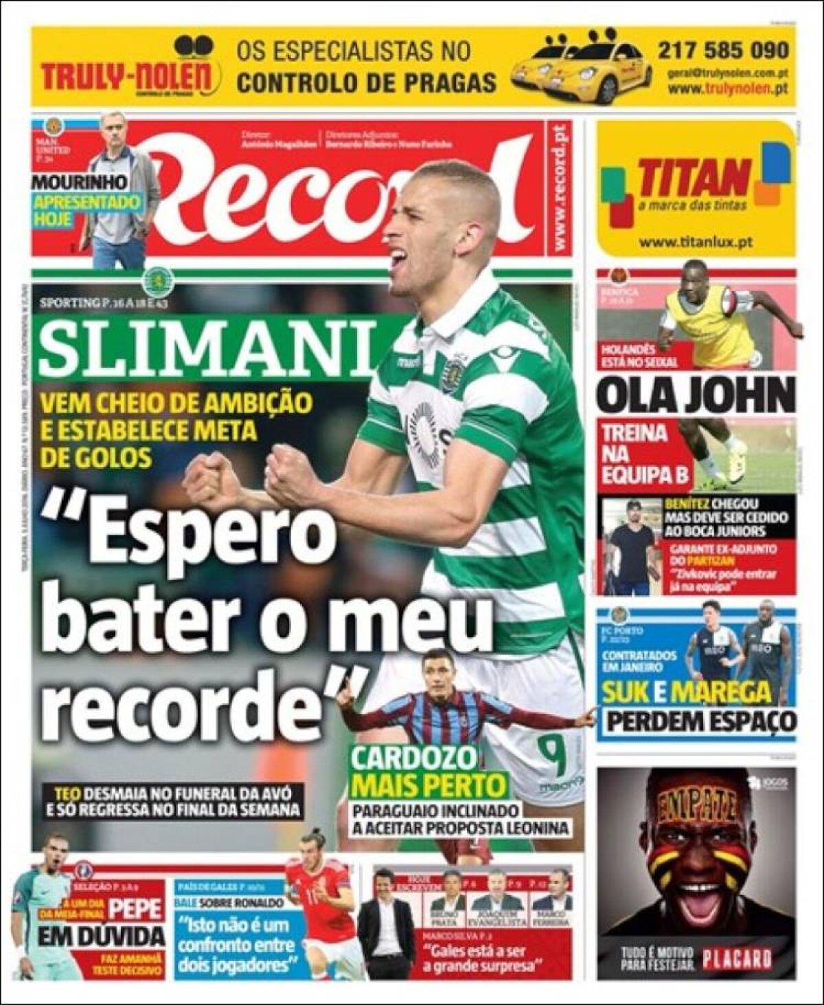 Ce scriu azi ziarele de sport din lume (5 iulie 2016)