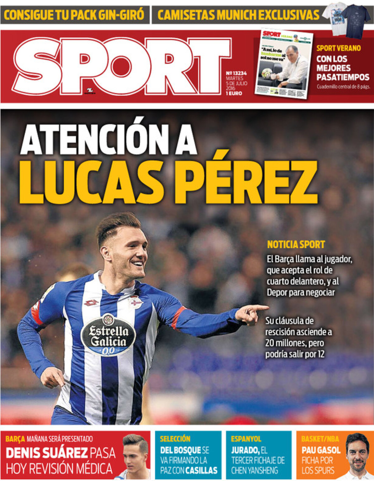 Ce scriu azi ziarele de sport din lume (5 iulie 2016)