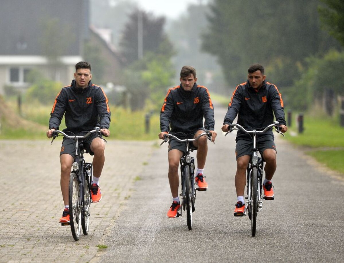 GALERIE FOTO Steaua pe două roți :) » Imagini cu steliștii în cantonamentul de la Apeldoorn