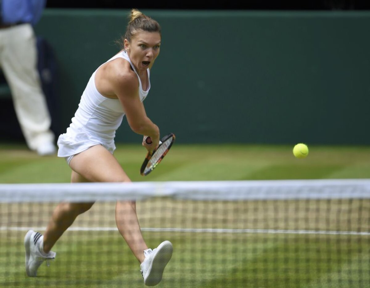 Zidul de iarbă » Halep s-a oprit în sferturi la Wimbledon, după un meci intens cu Kerber, care s-a apărat incredibil