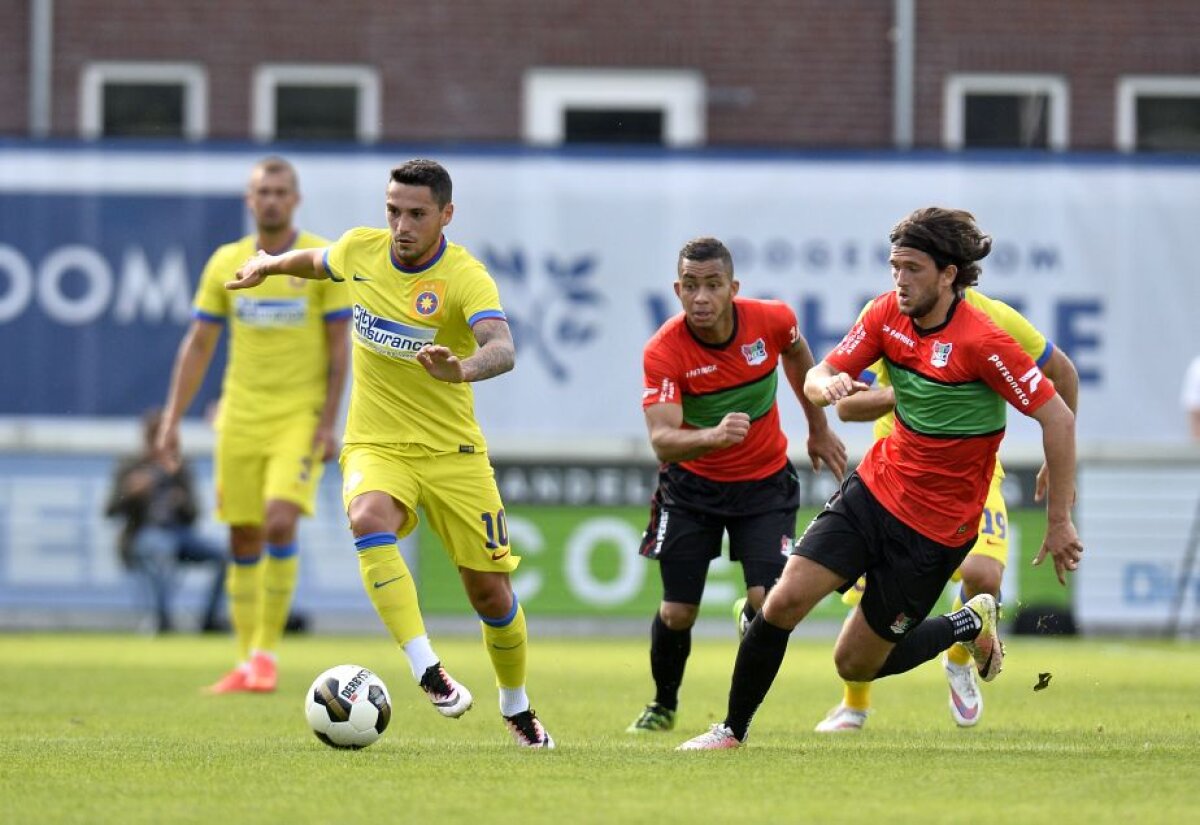FOTO Steaua - NEC Nijmegen 1-0 » Debut perfect pentru echipa lui Reghe în cantonamentul din Olanda