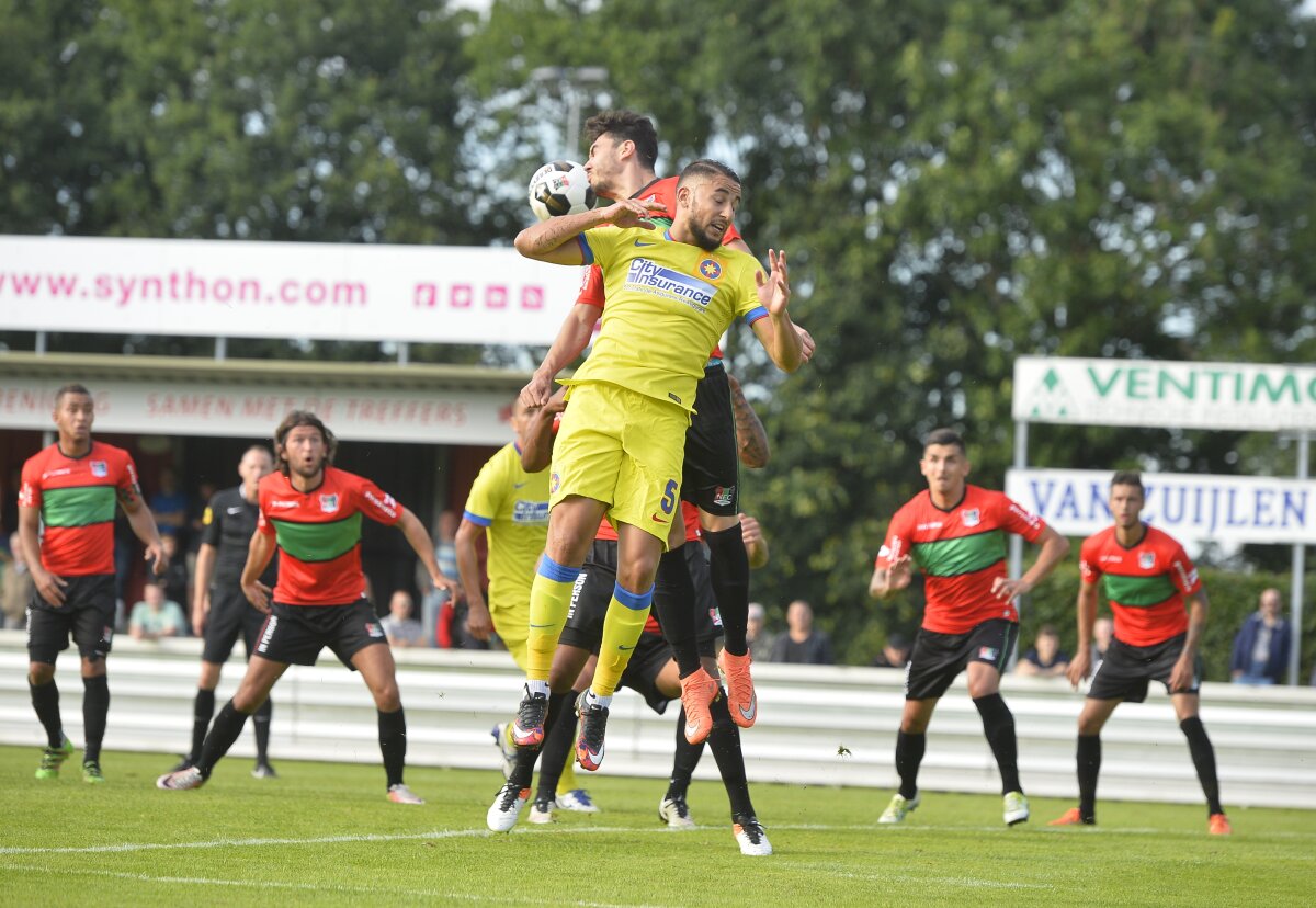 FOTO Steaua - NEC Nijmegen 1-0 » Debut perfect pentru echipa lui Reghe în cantonamentul din Olanda