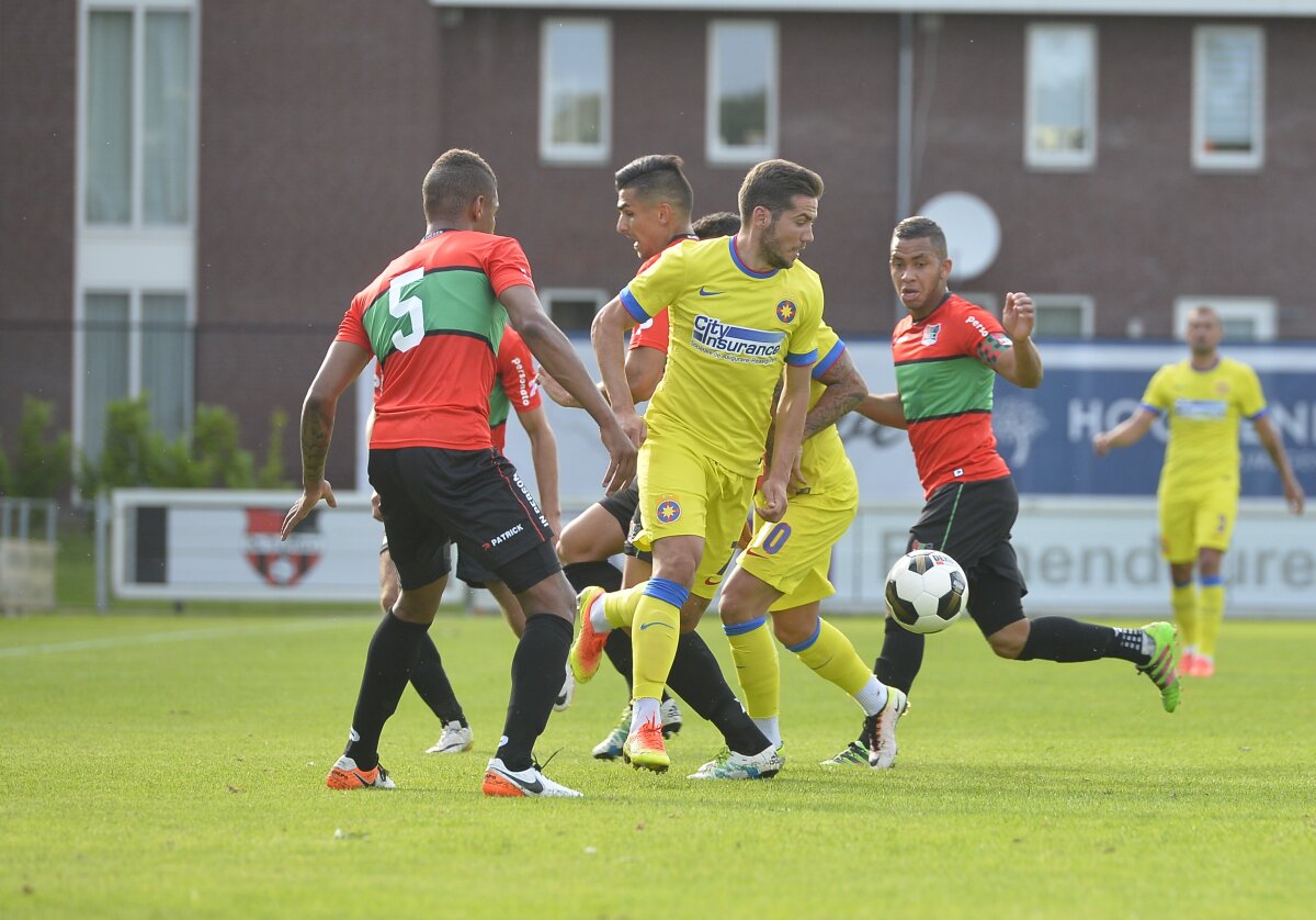 FOTO Steaua - NEC Nijmegen 1-0 » Debut perfect pentru echipa lui Reghe în cantonamentul din Olanda