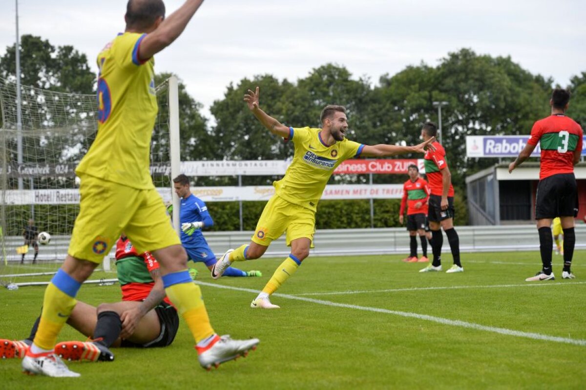 FOTO Steaua - NEC Nijmegen 1-0 » Debut perfect pentru echipa lui Reghe în cantonamentul din Olanda