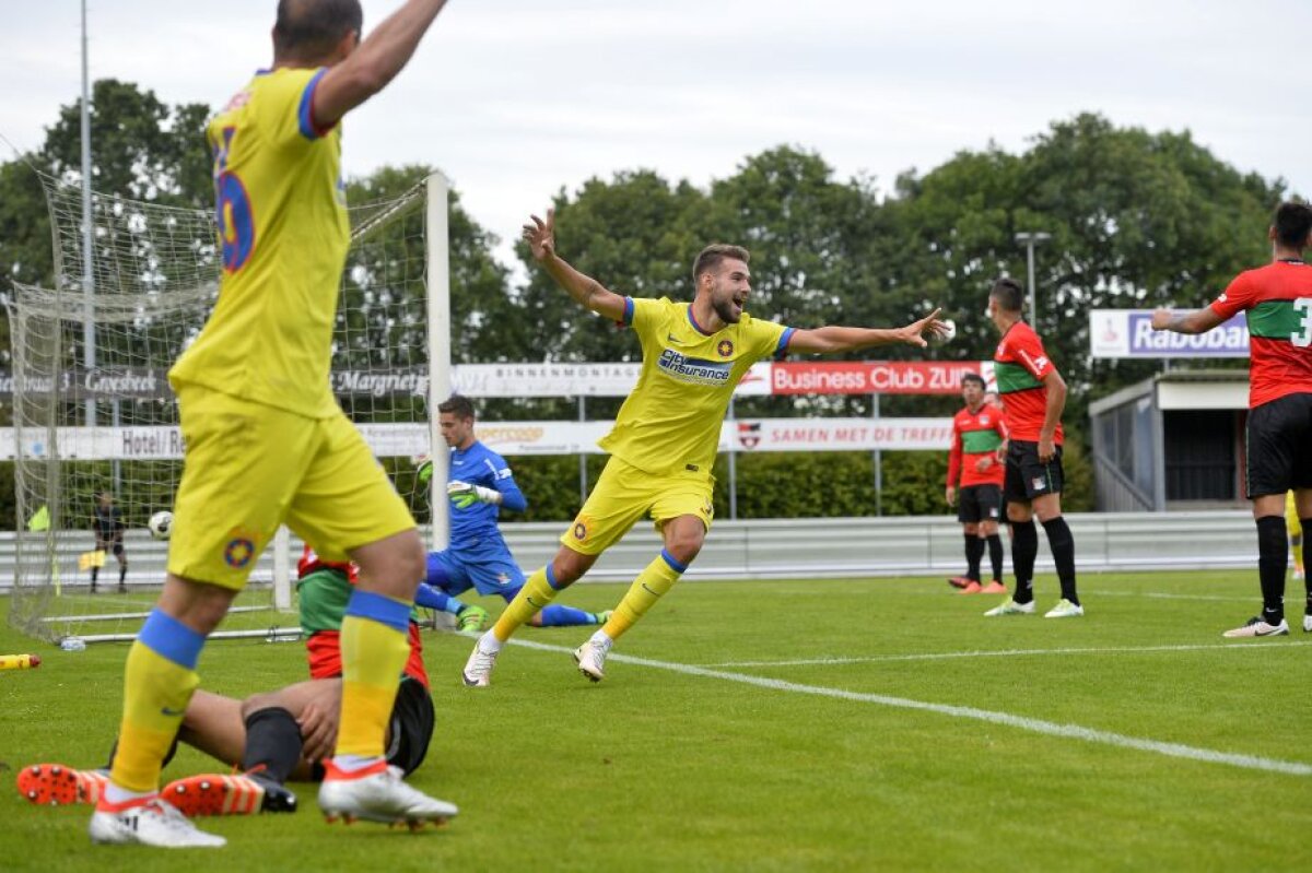 FOTO Steaua - NEC Nijmegen 1-0 » Debut perfect pentru echipa lui Reghe în cantonamentul din Olanda