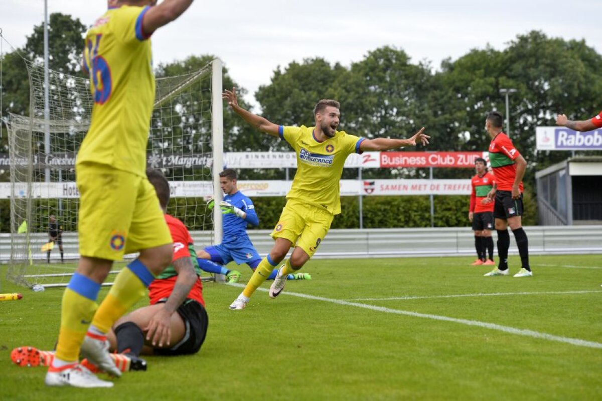 FOTO Steaua - NEC Nijmegen 1-0 » Debut perfect pentru echipa lui Reghe în cantonamentul din Olanda