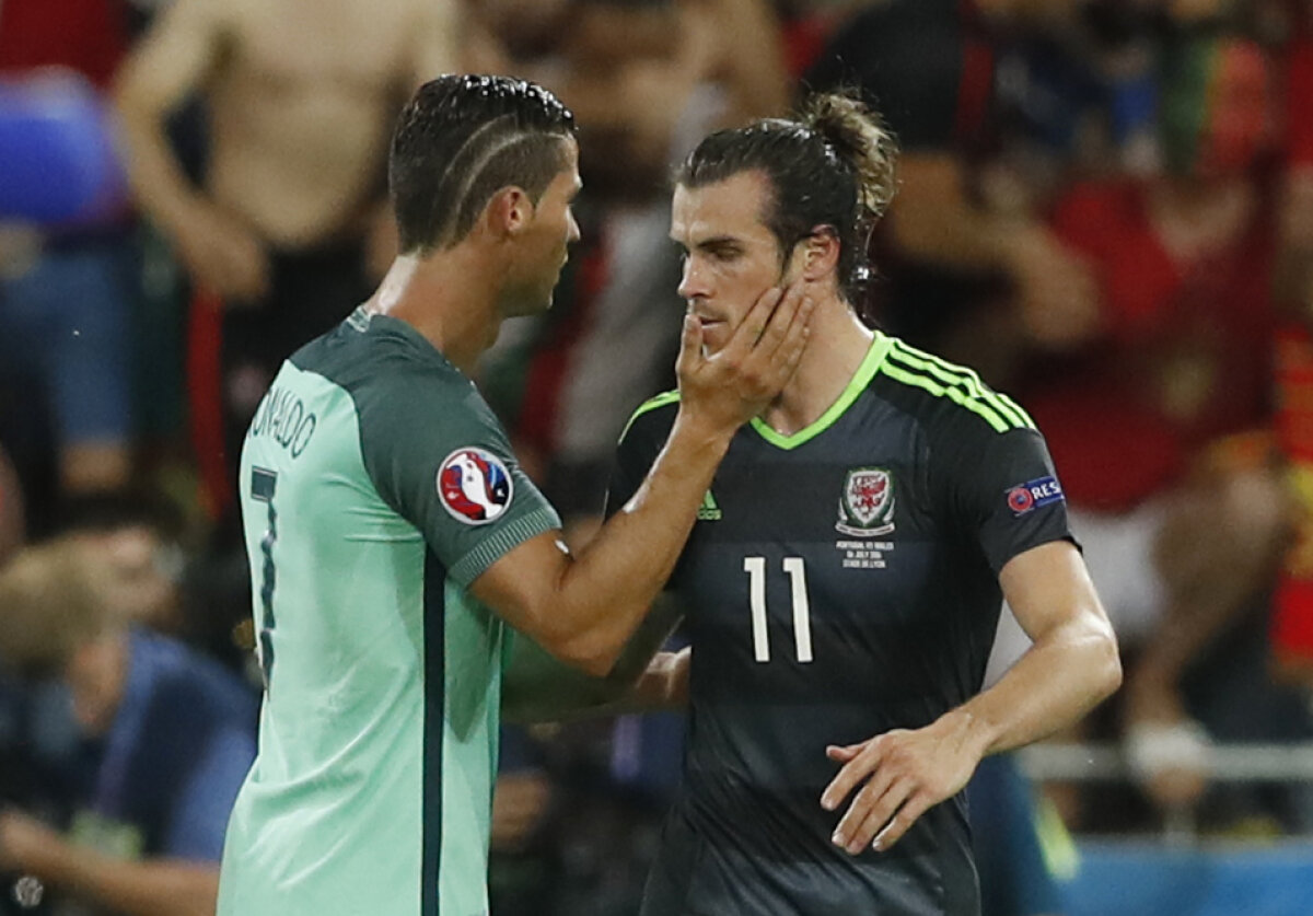 GALERIE FOTO + VIDEO Momentul așteptat de toată lumea » Ce s-a întâmplat cu Ronaldo și Bale după Portugalia - Țara Galilor 2-0