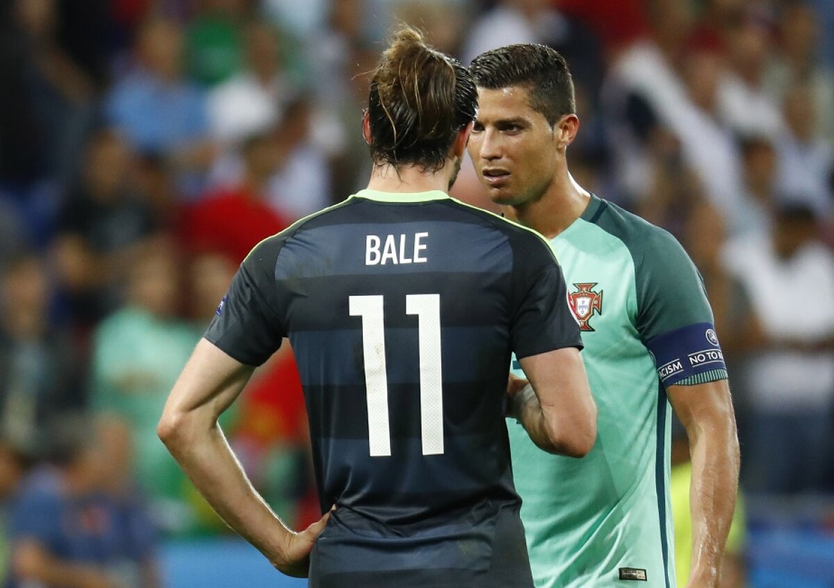 GALERIE FOTO + VIDEO Momentul așteptat de toată lumea » Ce s-a întâmplat cu Ronaldo și Bale după Portugalia - Țara Galilor 2-0