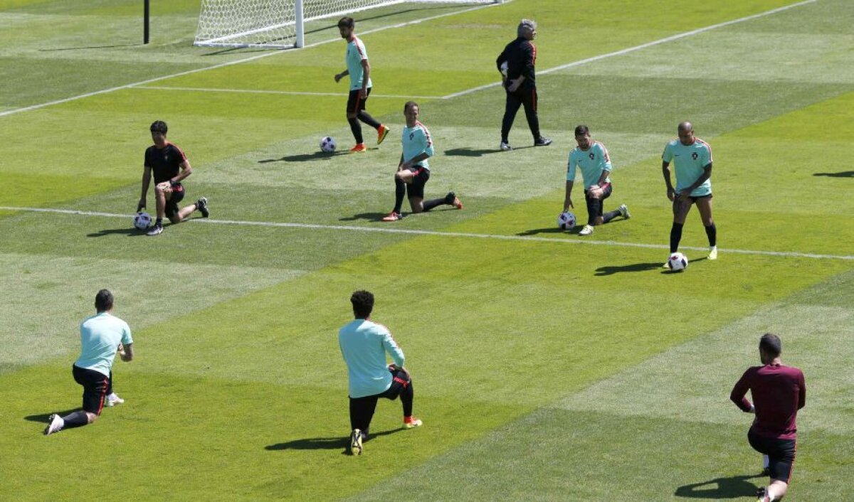 VIDEO+FOTO Sute de fani portughezi au luat cu asalt antrenamentul primei finaliste de la EURO 