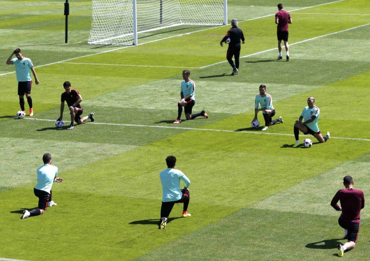 VIDEO+FOTO Sute de fani portughezi au luat cu asalt antrenamentul primei finaliste de la EURO 