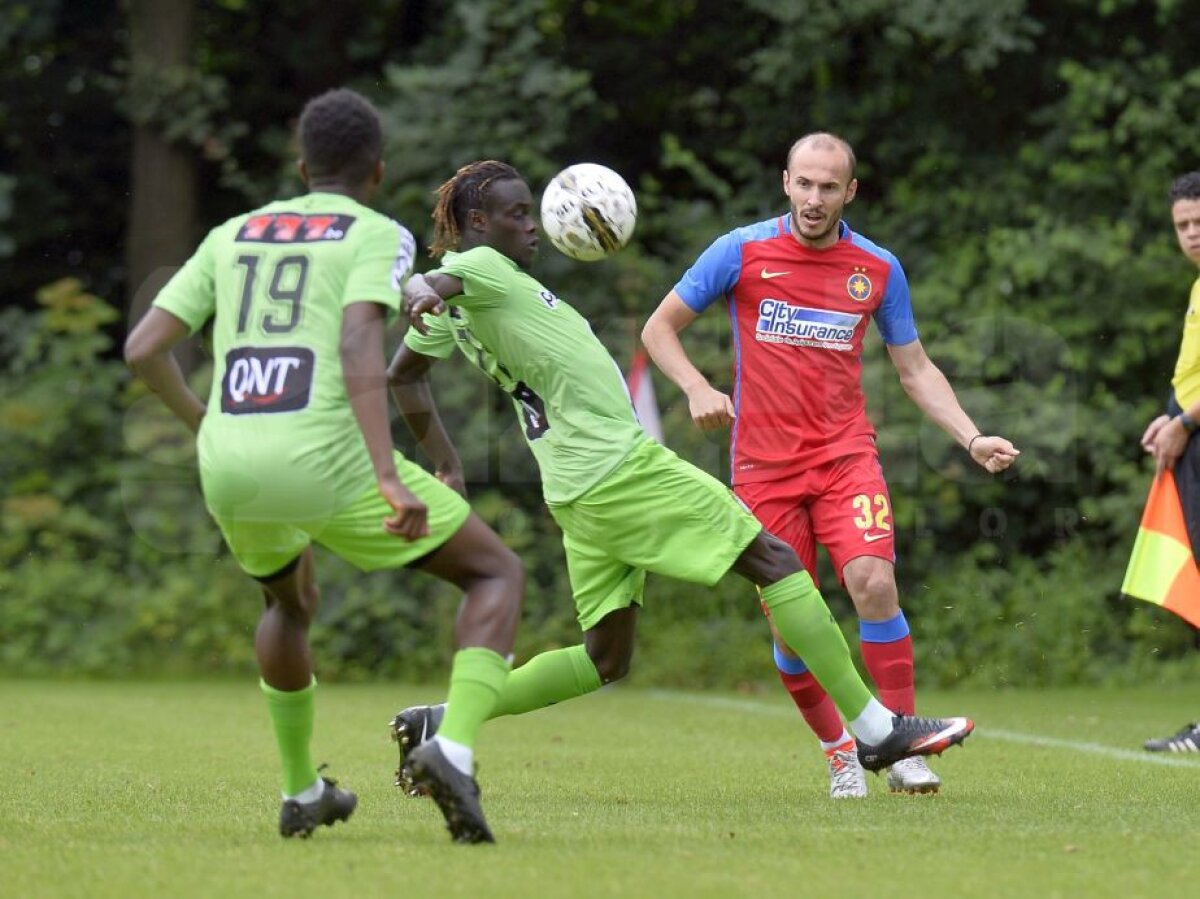 FOTO Steaua merge ceas! A învins Charleroi în al doilea amical din Olanda, scor 3-0 » Tudorie a ajuns la 3 goluri în două meciuri