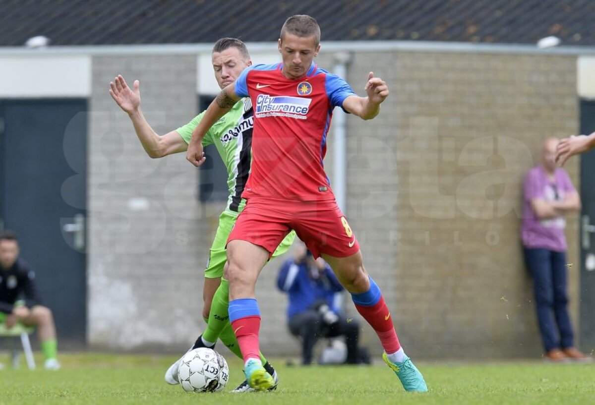 FOTO Steaua merge ceas! A învins Charleroi în al doilea amical din Olanda, scor 3-0 » Tudorie a ajuns la 3 goluri în două meciuri