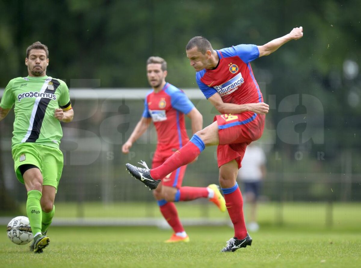 FOTO Steaua merge ceas! A învins Charleroi în al doilea amical din Olanda, scor 3-0 » Tudorie a ajuns la 3 goluri în două meciuri