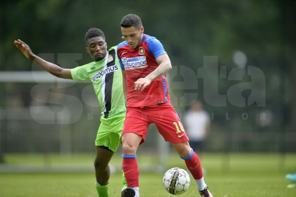 FOTO Steaua merge ceas! A învins Charleroi în al doilea amical din Olanda, scor 3-0 » Tudorie a ajuns la 3 goluri în două meciuri