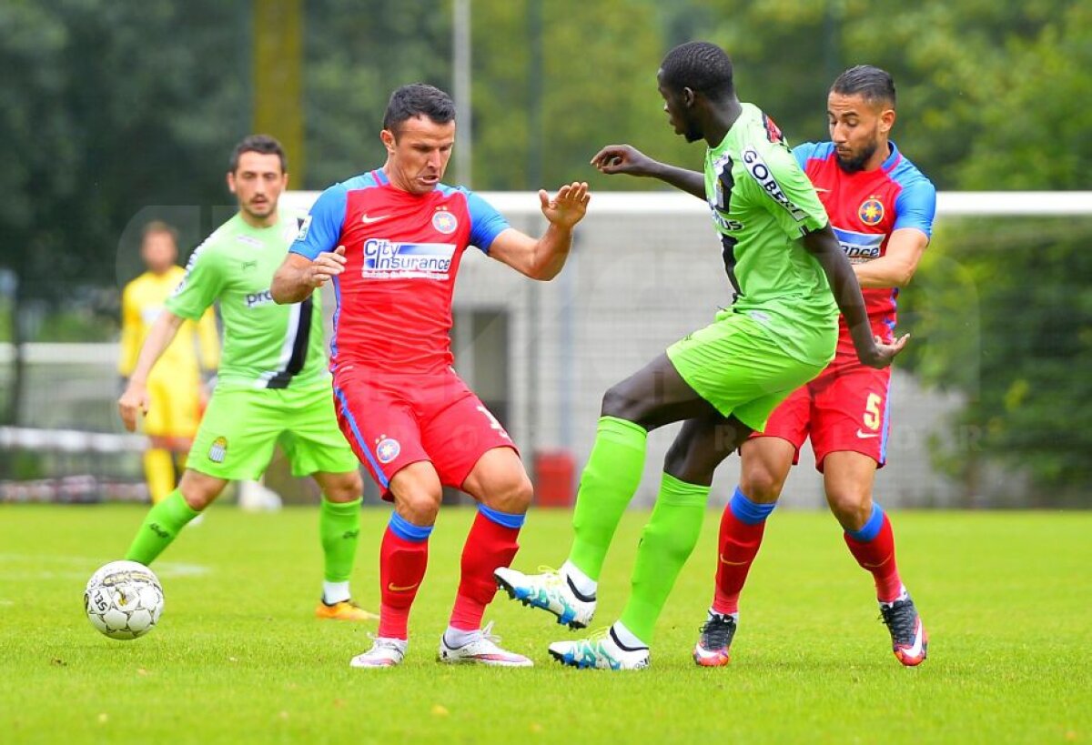 FOTO Steaua merge ceas! A învins Charleroi în al doilea amical din Olanda, scor 3-0 » Tudorie a ajuns la 3 goluri în două meciuri