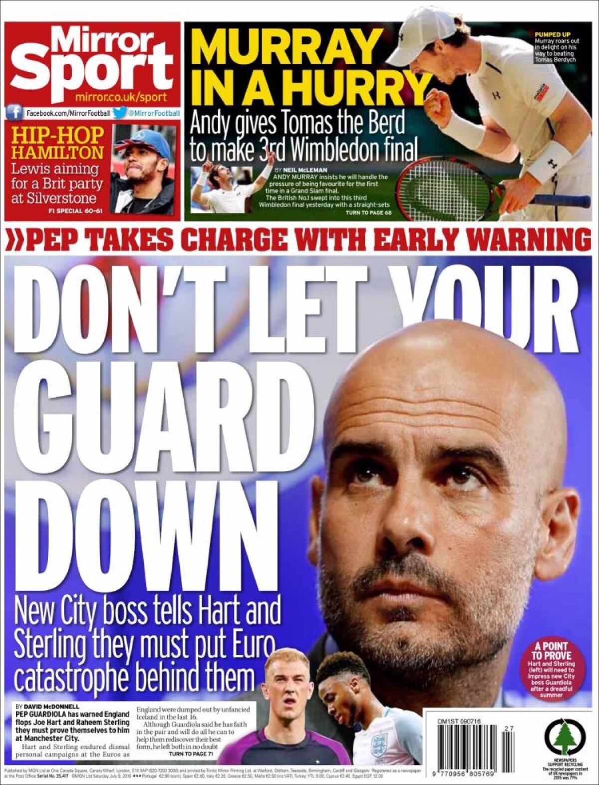 Ce scriu azi ziarele de sport din lume (9 iulie 2016)