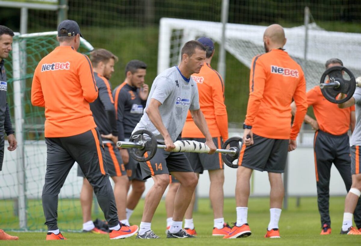 GALERIE FOTO Steliștii au dat mingea pe haltere! Vicecampionii se pregătesc de startul Ligii 1 cu antrenamente ca pentru Jocurile Olimpice