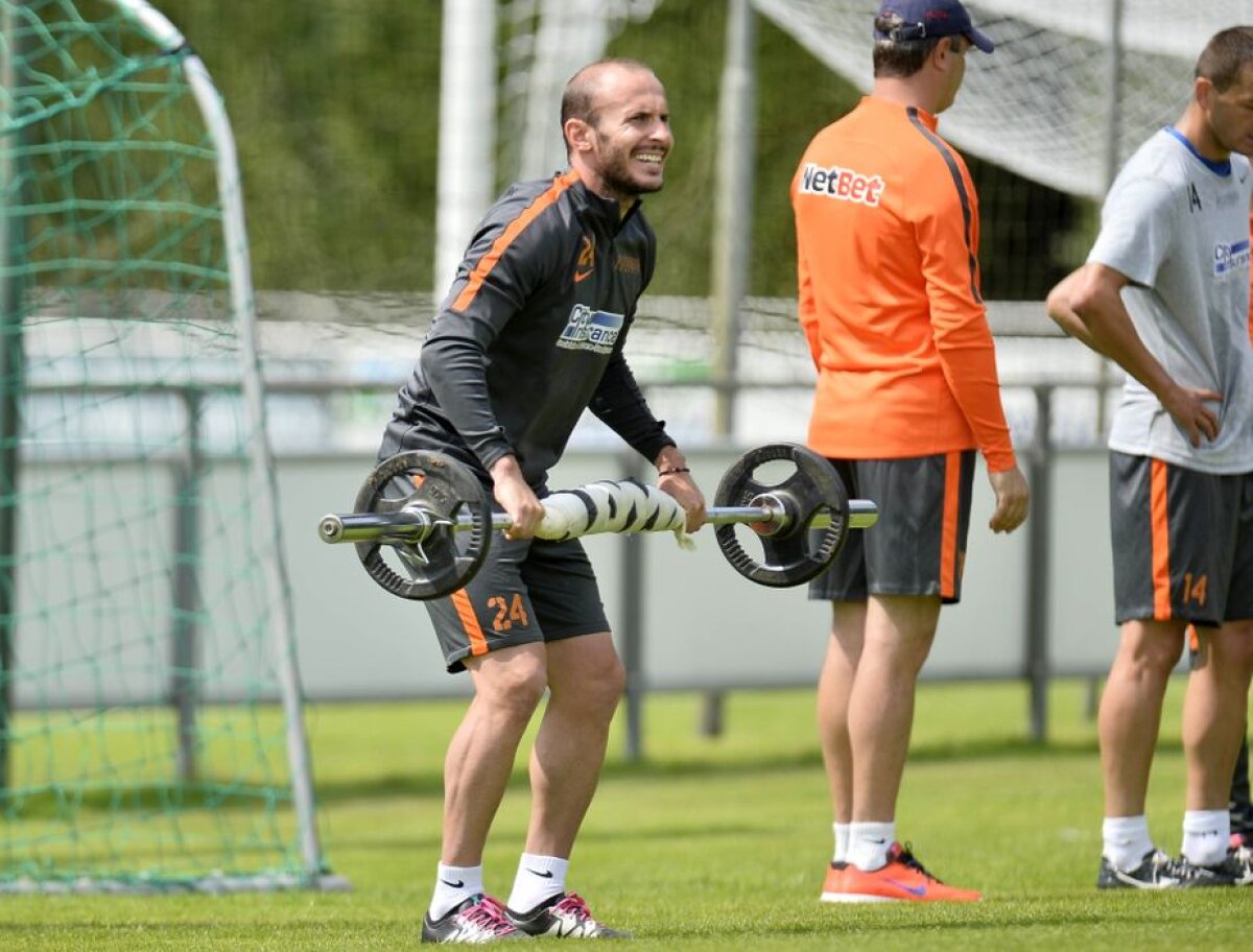 GALERIE FOTO Steliștii au dat mingea pe haltere! Vicecampionii se pregătesc de startul Ligii 1 cu antrenamente ca pentru Jocurile Olimpice