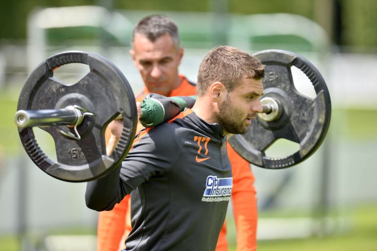 GALERIE FOTO Steliștii au dat mingea pe haltere! Vicecampionii se pregătesc de startul Ligii 1 cu antrenamente ca pentru Jocurile Olimpice