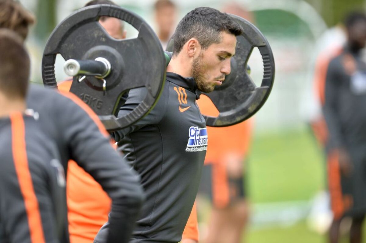 GALERIE FOTO Steliștii au dat mingea pe haltere! Vicecampionii se pregătesc de startul Ligii 1 cu antrenamente ca pentru Jocurile Olimpice