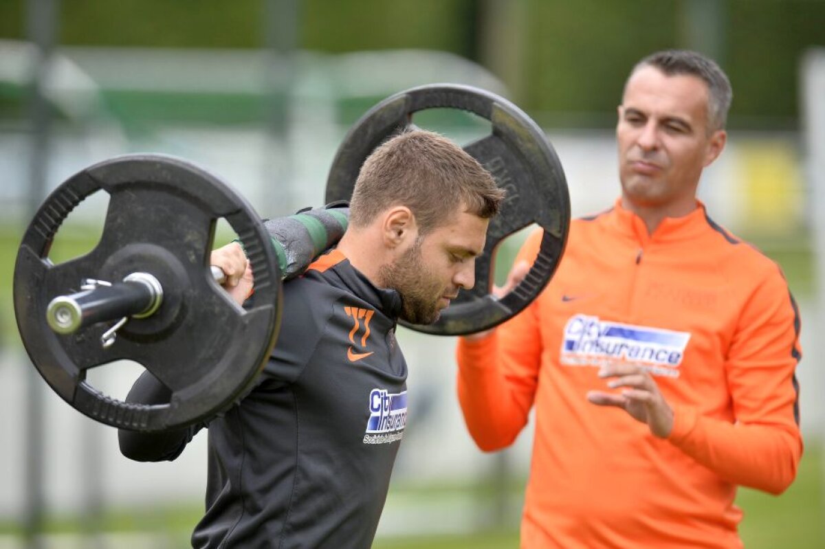 GALERIE FOTO Steliștii au dat mingea pe haltere! Vicecampionii se pregătesc de startul Ligii 1 cu antrenamente ca pentru Jocurile Olimpice