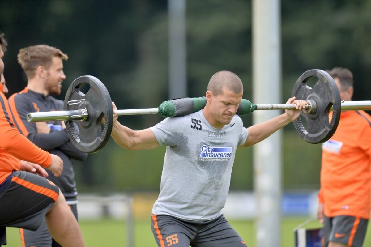 GALERIE FOTO Steliștii au dat mingea pe haltere! Vicecampionii se pregătesc de startul Ligii 1 cu antrenamente ca pentru Jocurile Olimpice