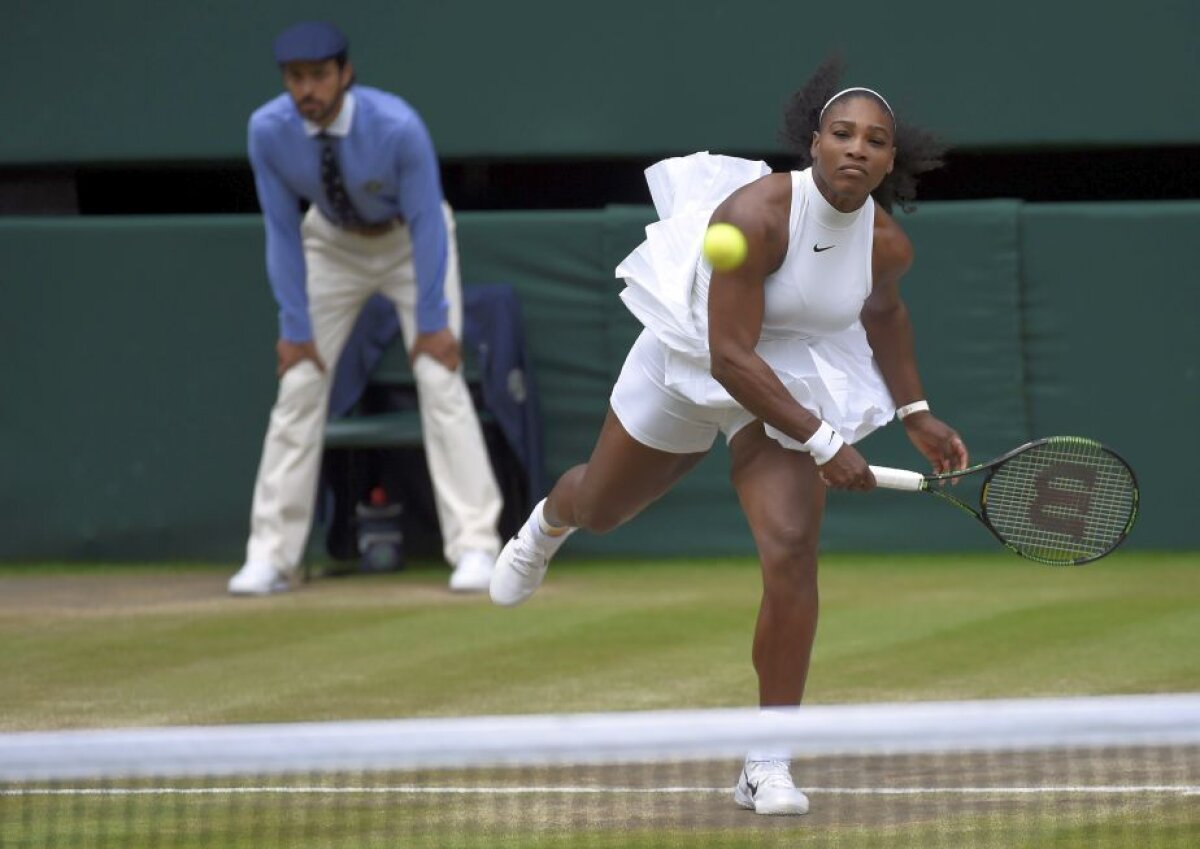 FOTO Serena Williams scrie istorie! S-a impus la Wimbledon și a egalat-o pe Steffi Graf la numărul de Grand Slam-uri
