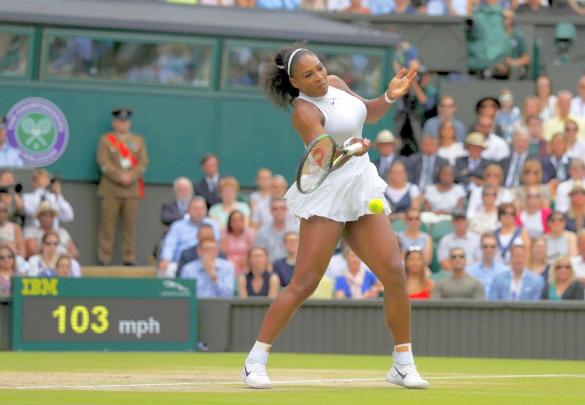 FOTO Serena Williams scrie istorie! S-a impus la Wimbledon și a egalat-o pe Steffi Graf la numărul de Grand Slam-uri