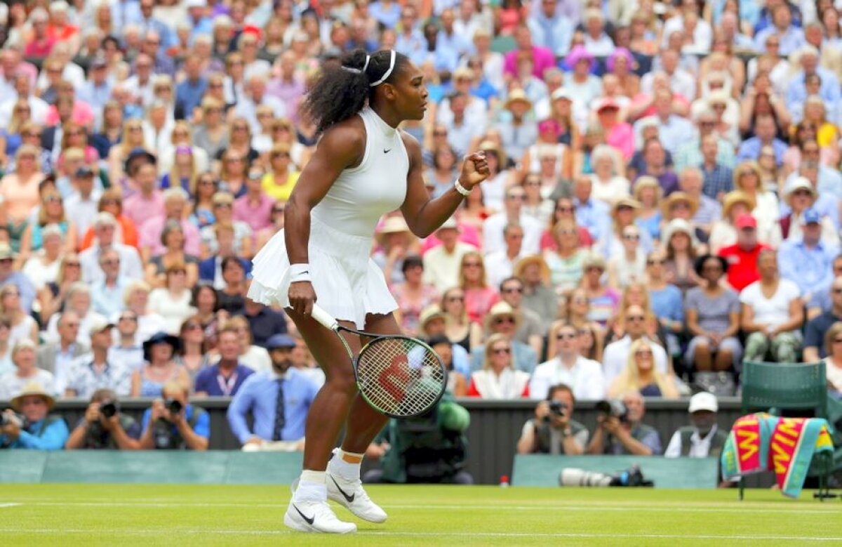 FOTO Serena Williams scrie istorie! S-a impus la Wimbledon și a egalat-o pe Steffi Graf la numărul de Grand Slam-uri