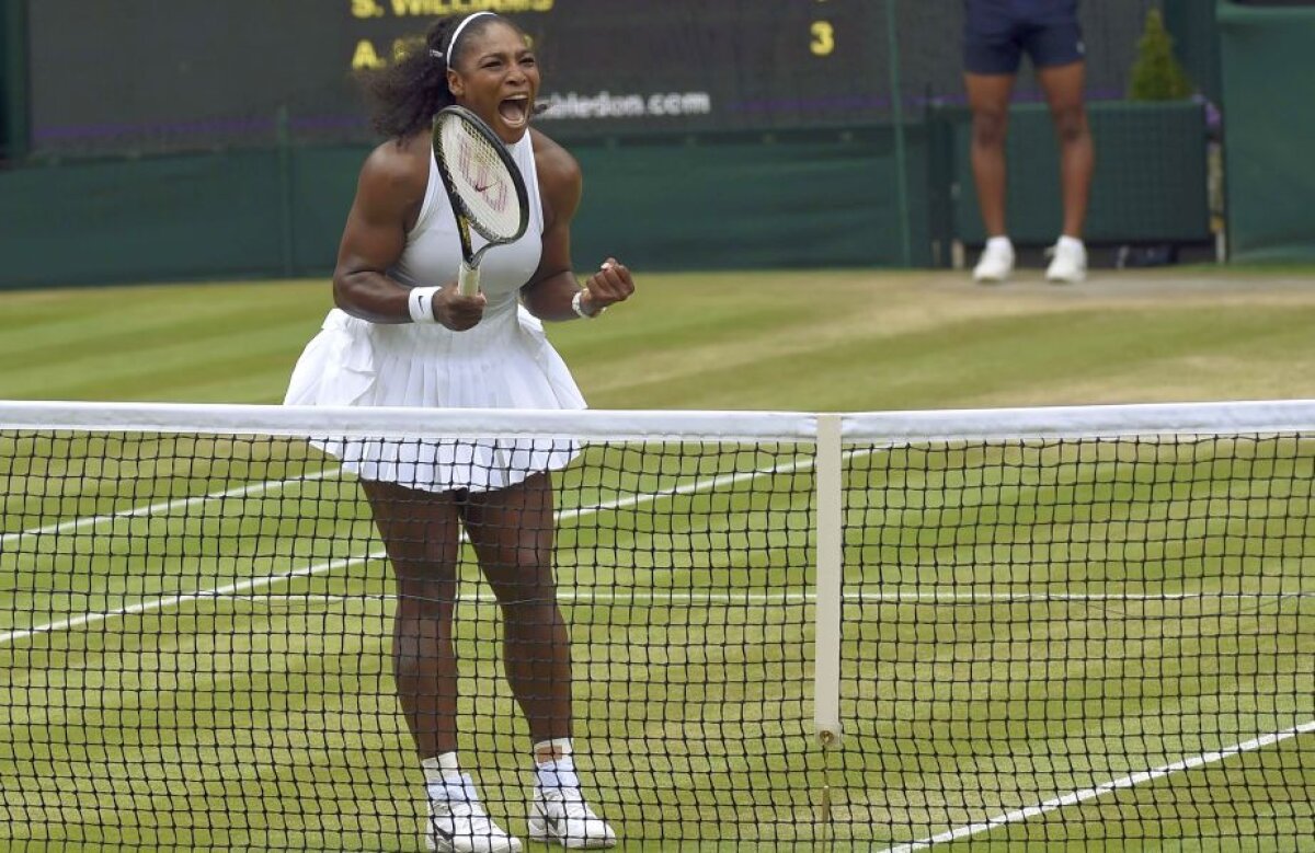 FOTO Serena Williams scrie istorie! S-a impus la Wimbledon și a egalat-o pe Steffi Graf la numărul de Grand Slam-uri