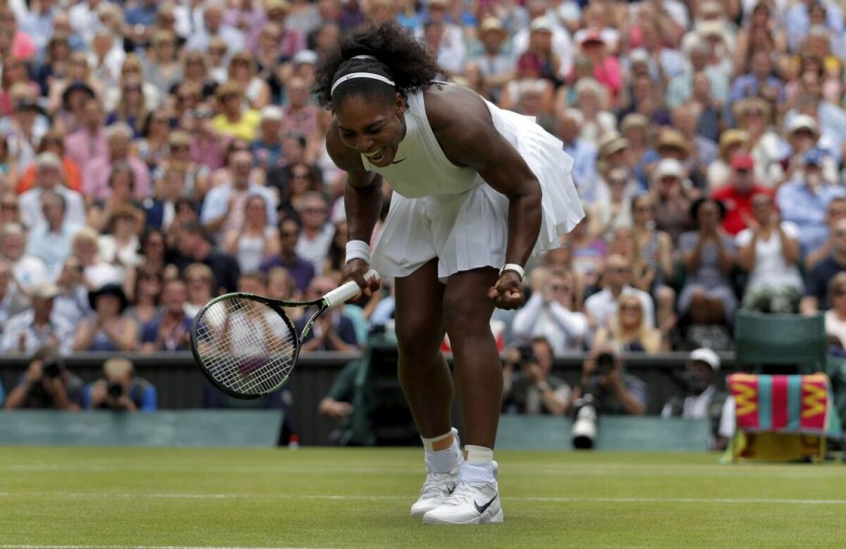 FOTO Serena Williams scrie istorie! S-a impus la Wimbledon și a egalat-o pe Steffi Graf la numărul de Grand Slam-uri