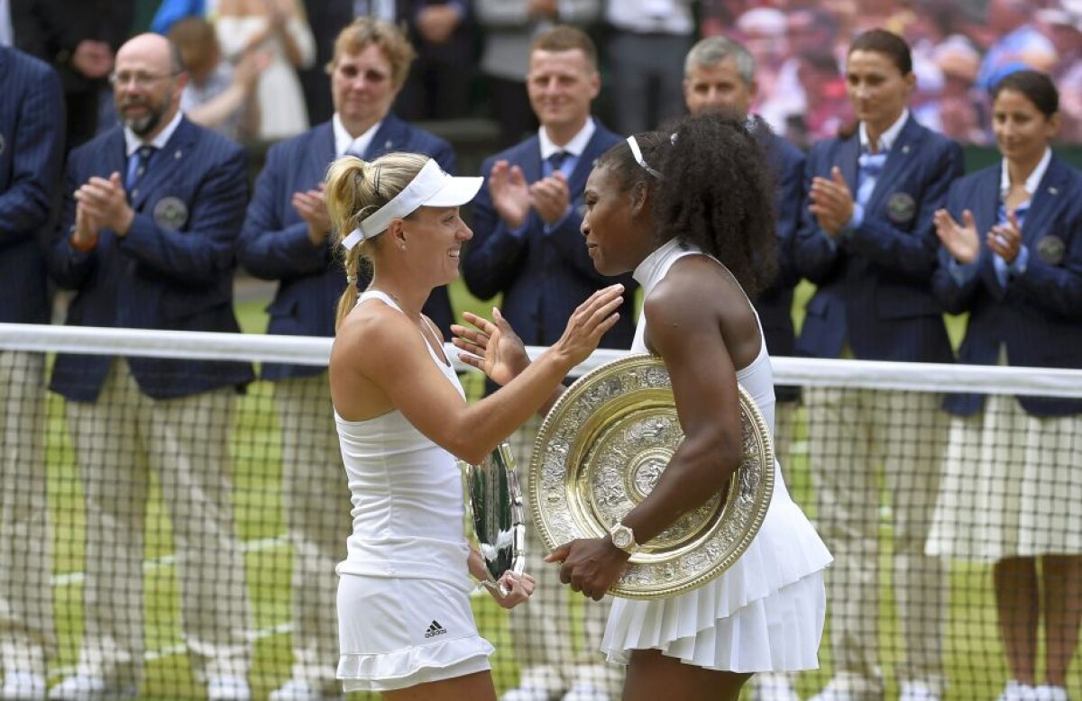 FOTO Serena Williams scrie istorie! S-a impus la Wimbledon și a egalat-o pe Steffi Graf la numărul de Grand Slam-uri