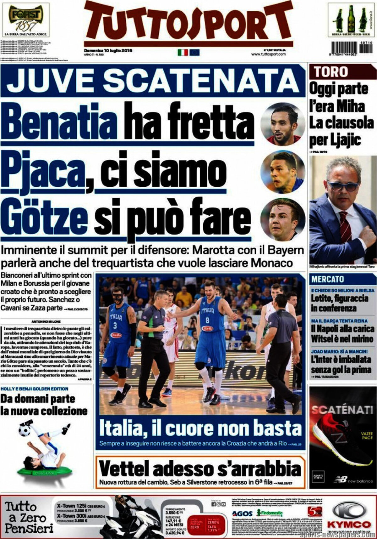 Ce scriu azi ziarele de sport din lume (10 iulie 2016)